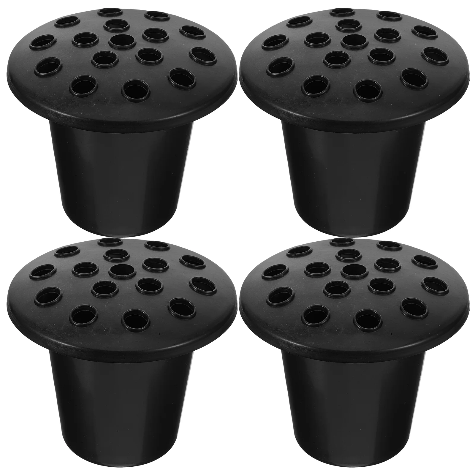 Qumonin 4Pcs Cemetery Flowers Pot for Grave Cemetery Grave Decoration Cemetery Flowerpot Grave Decor