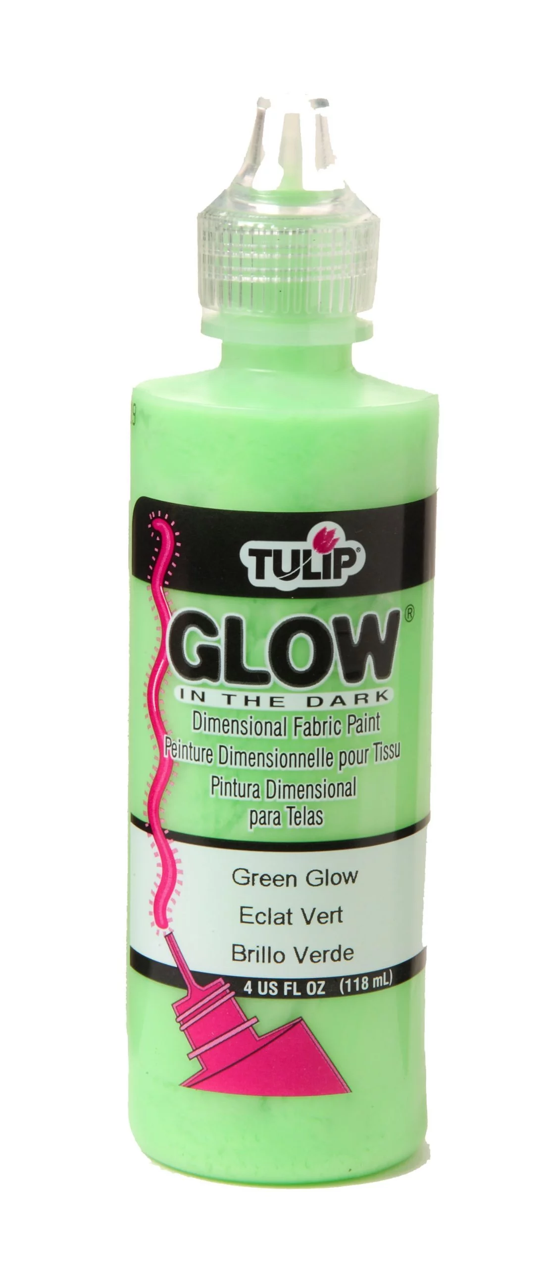 Tulip Slick Brown Dimensional Fabric Paint, 4 fl oz