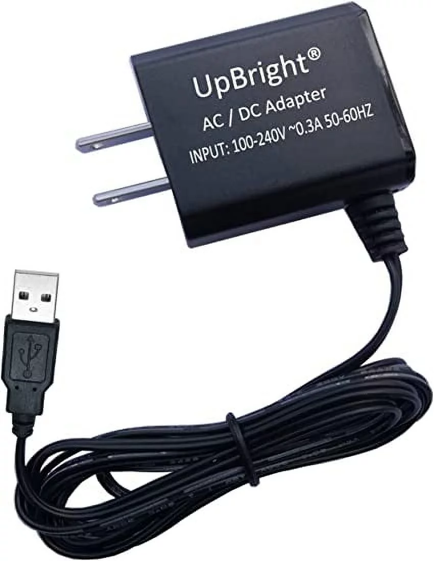UpBright USB 5V AC/DC Adapter Compatible with VOLUAS VL001 VL002 VL003 VL004 VL008 VL009 Automatic Pet Feeders for Cat and Dogs Dry Food Dispenser Desiccant Bag Timed DC5V Power Supply Battery Charger