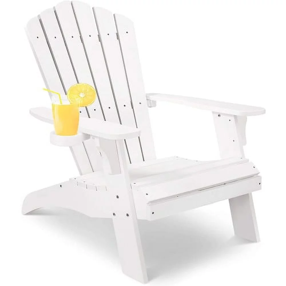 Polystyrene Adirondack Chair - White