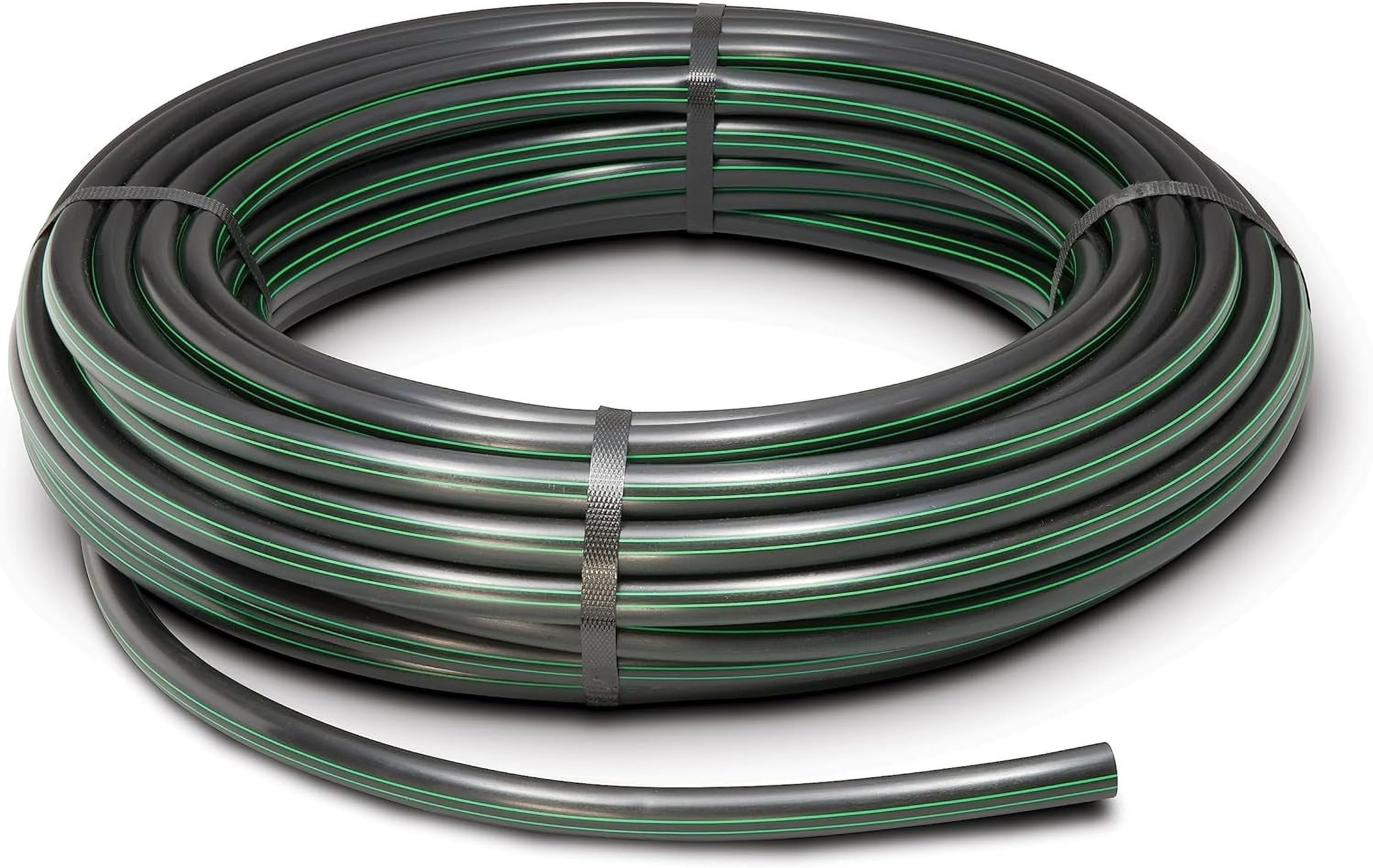 T63-100 Drip Irrigation 1/2" (0.634" OD) Blank Distribution Tubing  100' Roll  Black