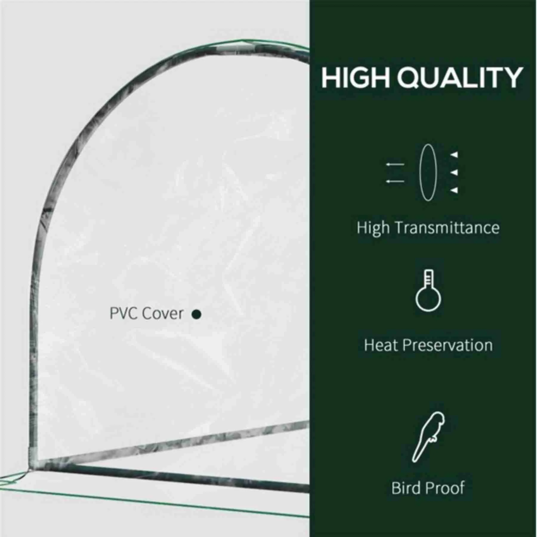 Dinling Mini Greenhouse-PVC Cover