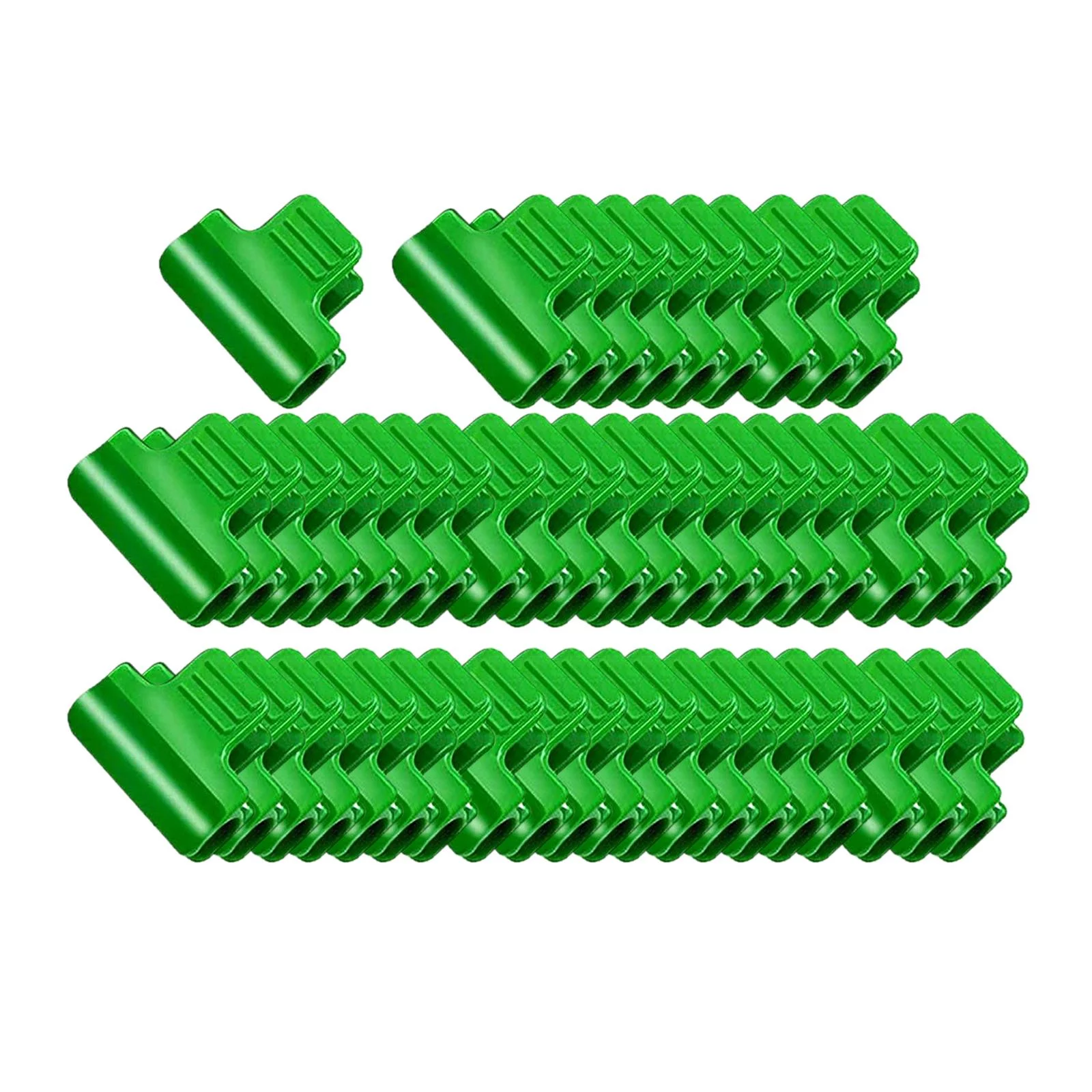 50PCS Greenhouse Clamps Clips Frame Shading Net Rod Clip for Garden Stakes fits 11mm Tube