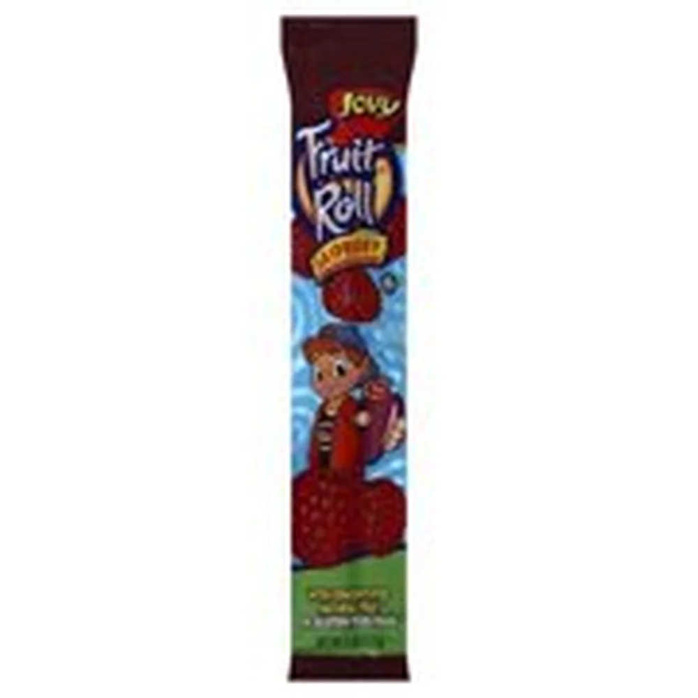 0.75oz Jovy Fruit Roll Snack, Raspberry (Pack of 10)