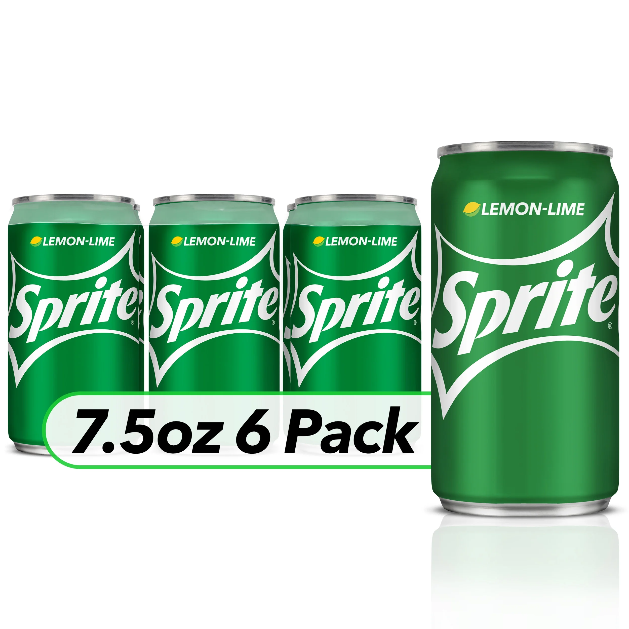 Sprite Lemon-Lime Soda 7.5oz Mini Cans, Quantity of 12