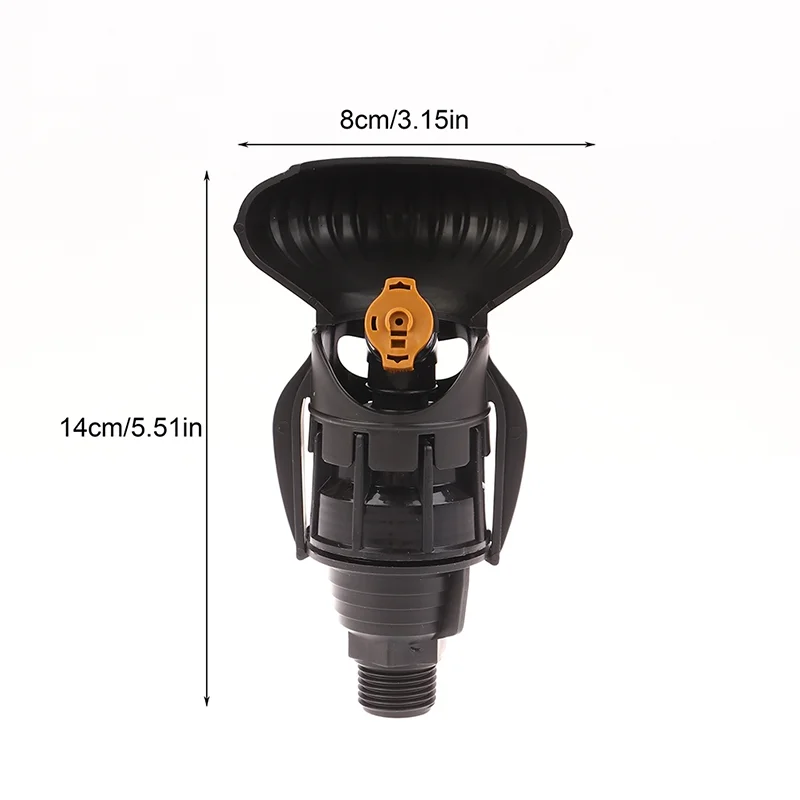 1Pc 180 Rotating Lawn Automatic Sprinkler Garden Water Sprinklers Lawn Irrigation Nozzles Garden Pipe Hose Irrigation System