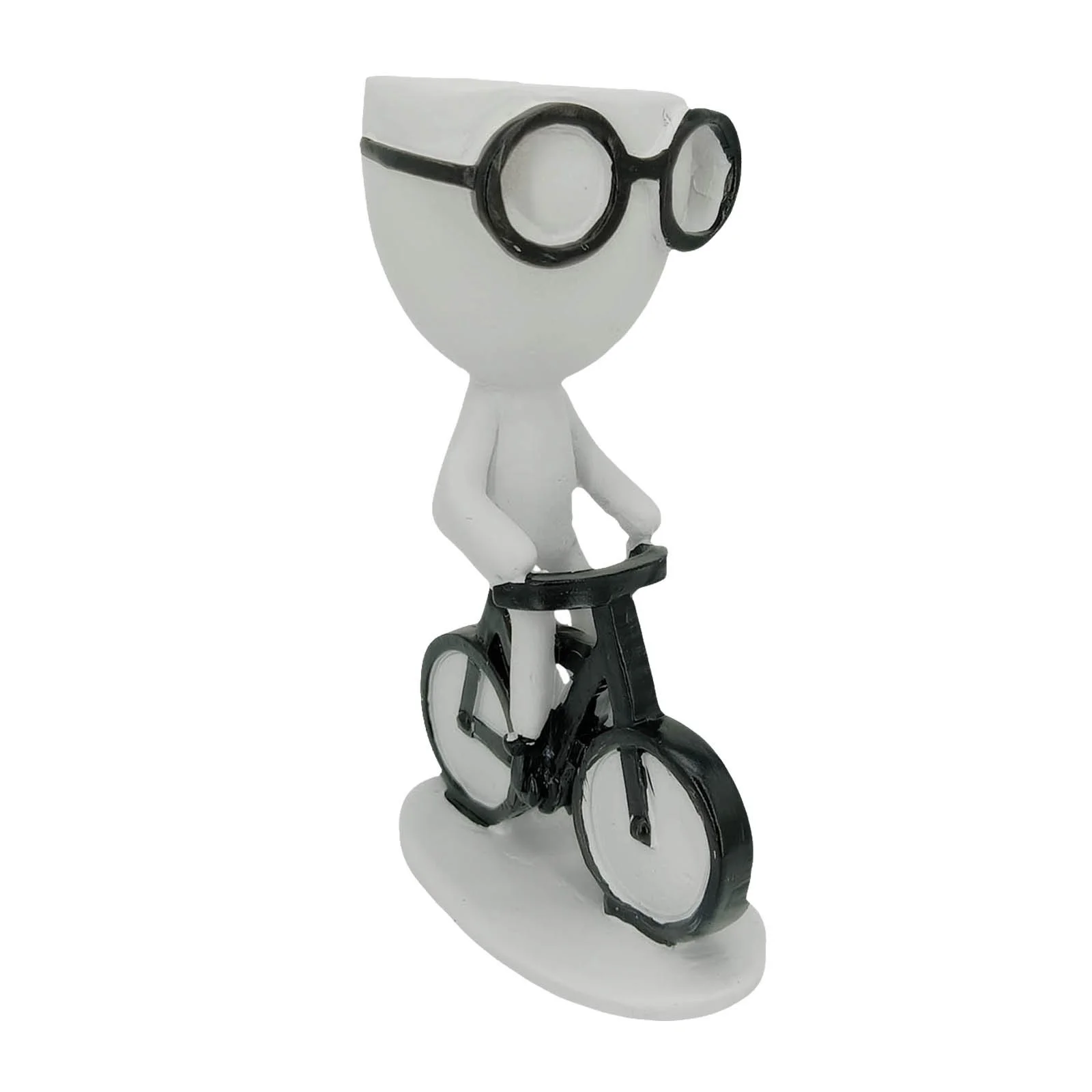 SIfdSeng Outdoor Table Decor for Patio White Mini Cute Succulent Pot Coffee Time Planter Desk Resin Craft Decoration 4 Kinds of Posture Beautiful Decoration Dining Table Decor and Accessories Teal