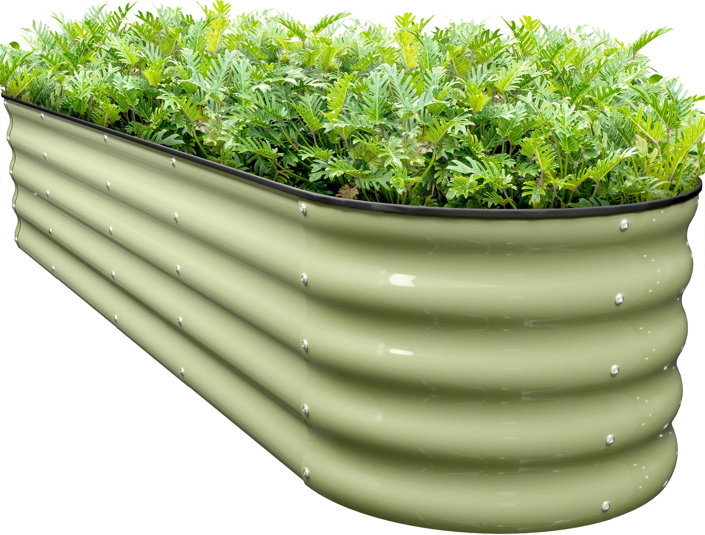 Idzo Raised Garden Bed with Legs, Durable Elevated Garden Box with Wax Oil Coated, 50.4