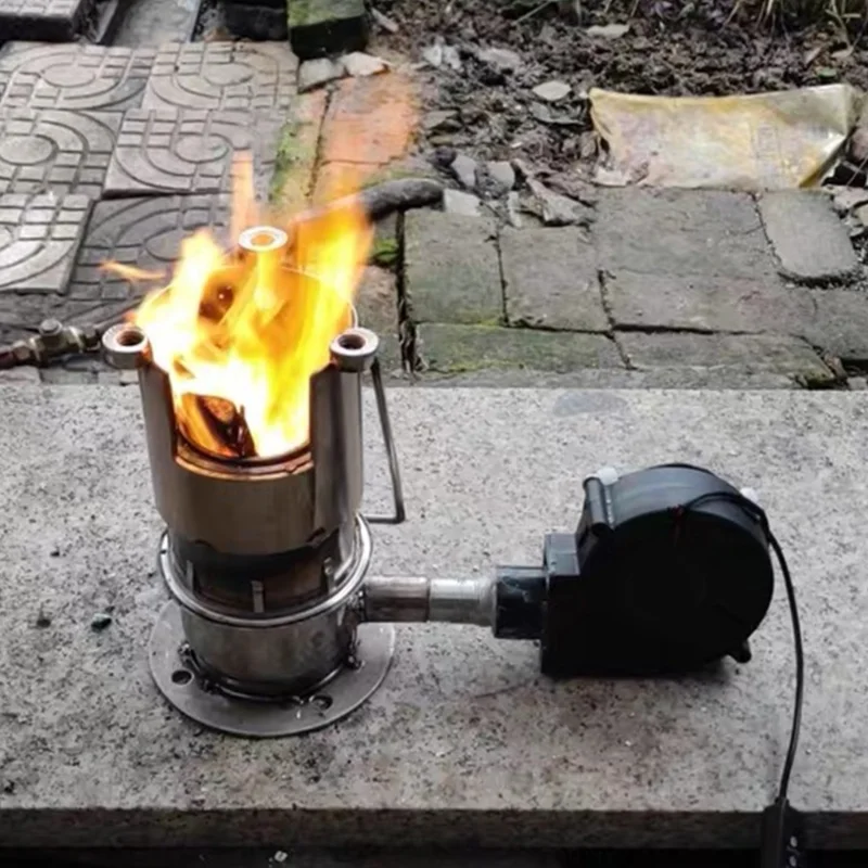 50LD Smelting Metal Fan BBQ Blower Charcoal Chimney Starter  Cooking Barbecue