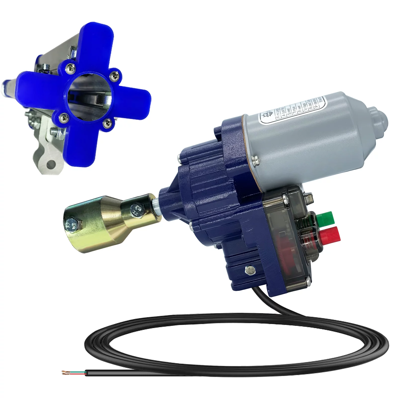 UYGALAXY 100W Greenhouse Film Roll Up Side Motor 1 3/8