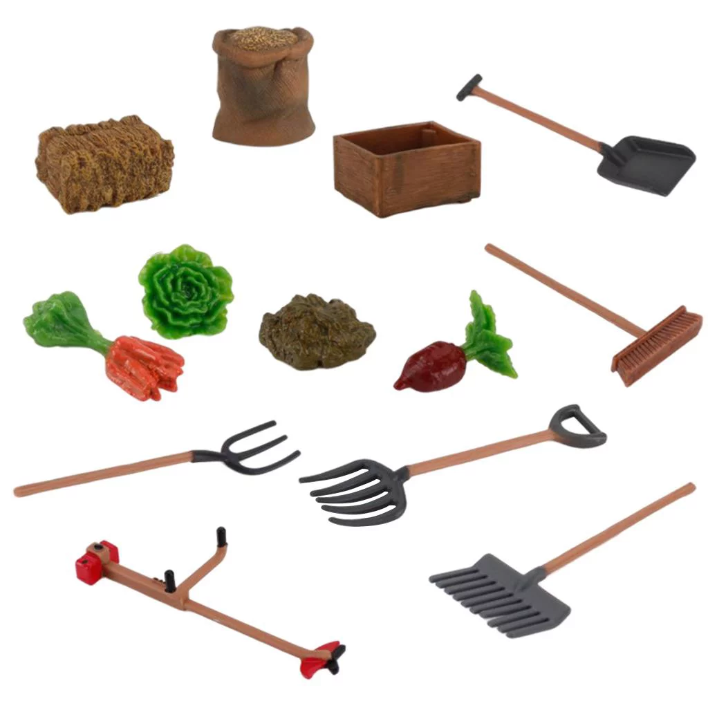 13/Set ing Tool Toy Trowel Mower Vegetables Farm Cultivator Tools