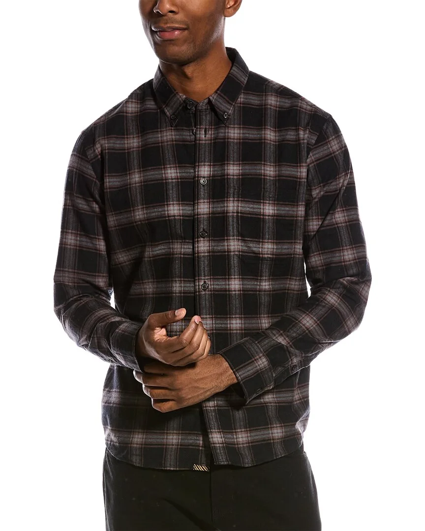 Billy Reid mens  Tuscumbia Shirt, S, Black