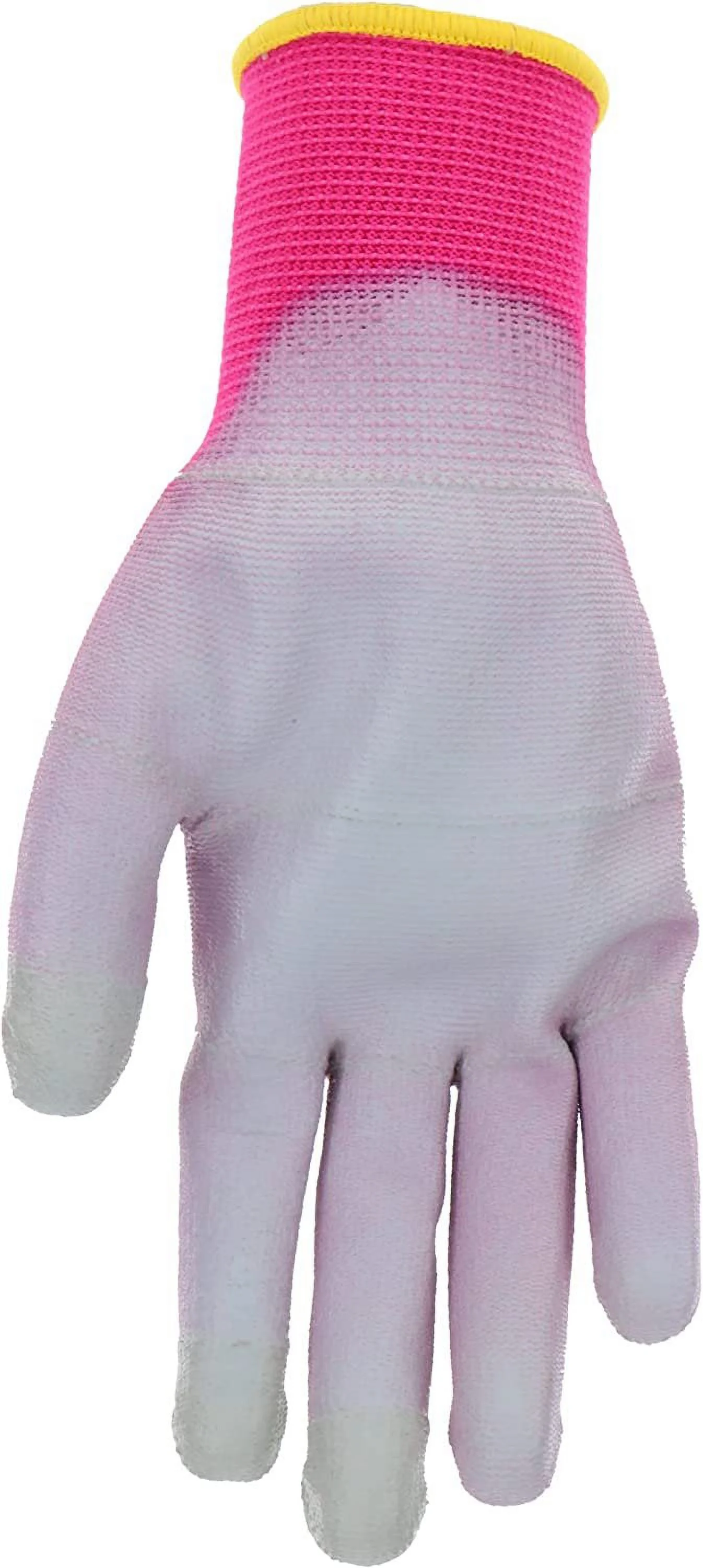 Mud Smart Mud Polyurethane Coated Palm Gloves, Raspberry, Large
