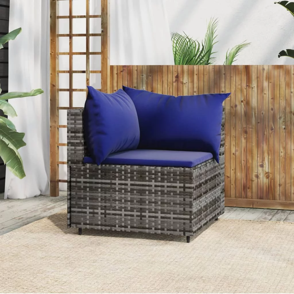 Andoer parcel,With Cushions Patio Sofa Poly Rattan Balcony Furniture Patio Lawn Balcony With All Weather Resistant Owsoo Set All Weather Resistant Lawn Balcony Sofa Balcony Furniture
