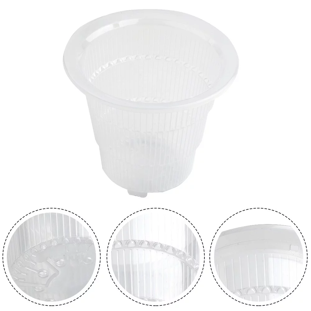 Resin Mesh Pot Clear Orchid Flower Container Home Gardening Decor
