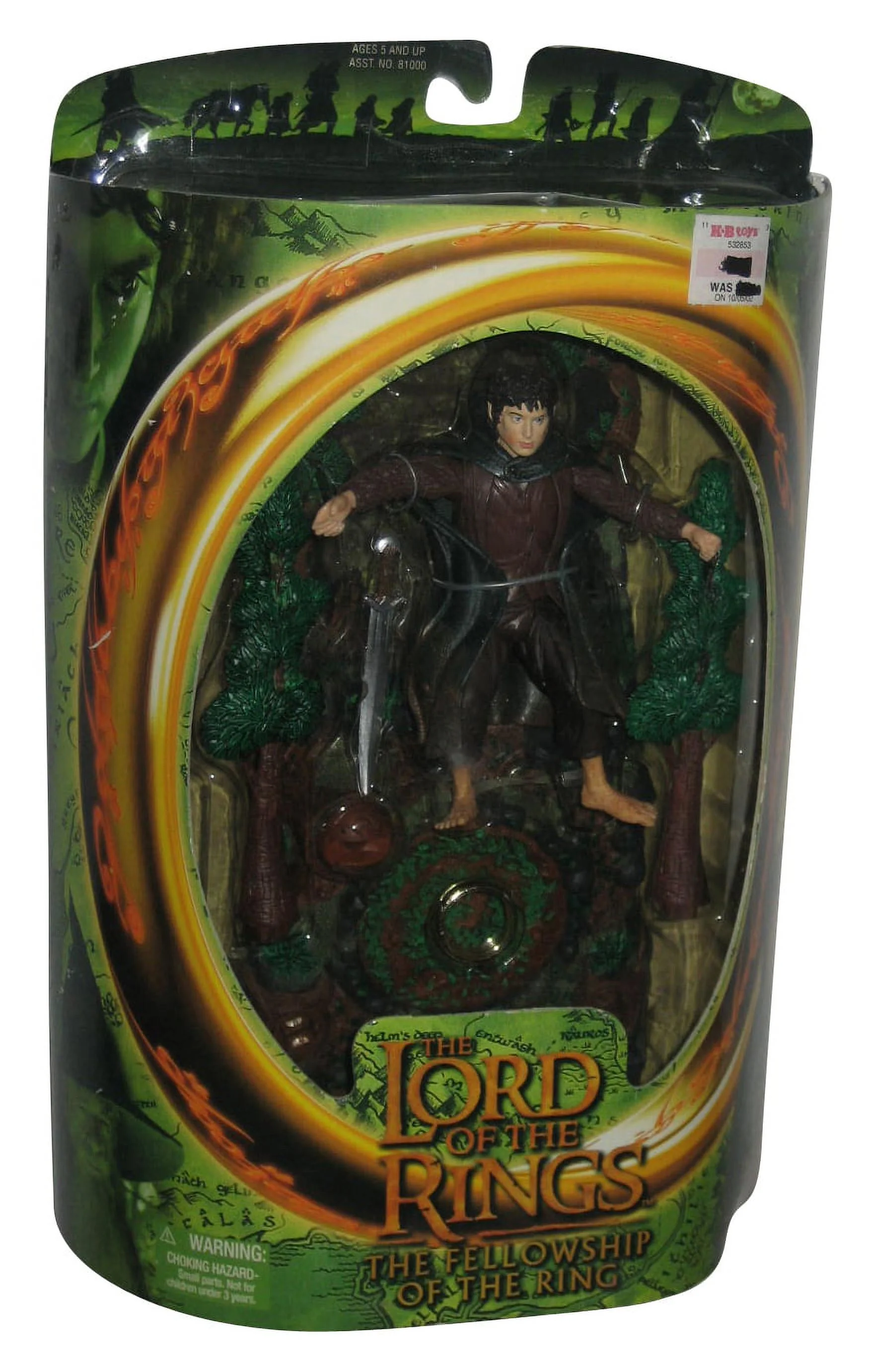 Lord of The Rings Fellowship Tree of Gondor (2001) Toy Biz Frodo Figure