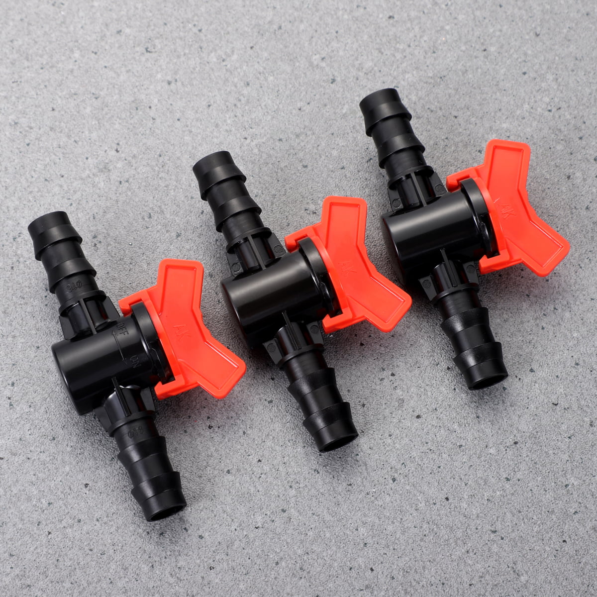 Qumonin 10PCS 1/2 Inch Drip Irrigation Ball Valve for 16mm Tube