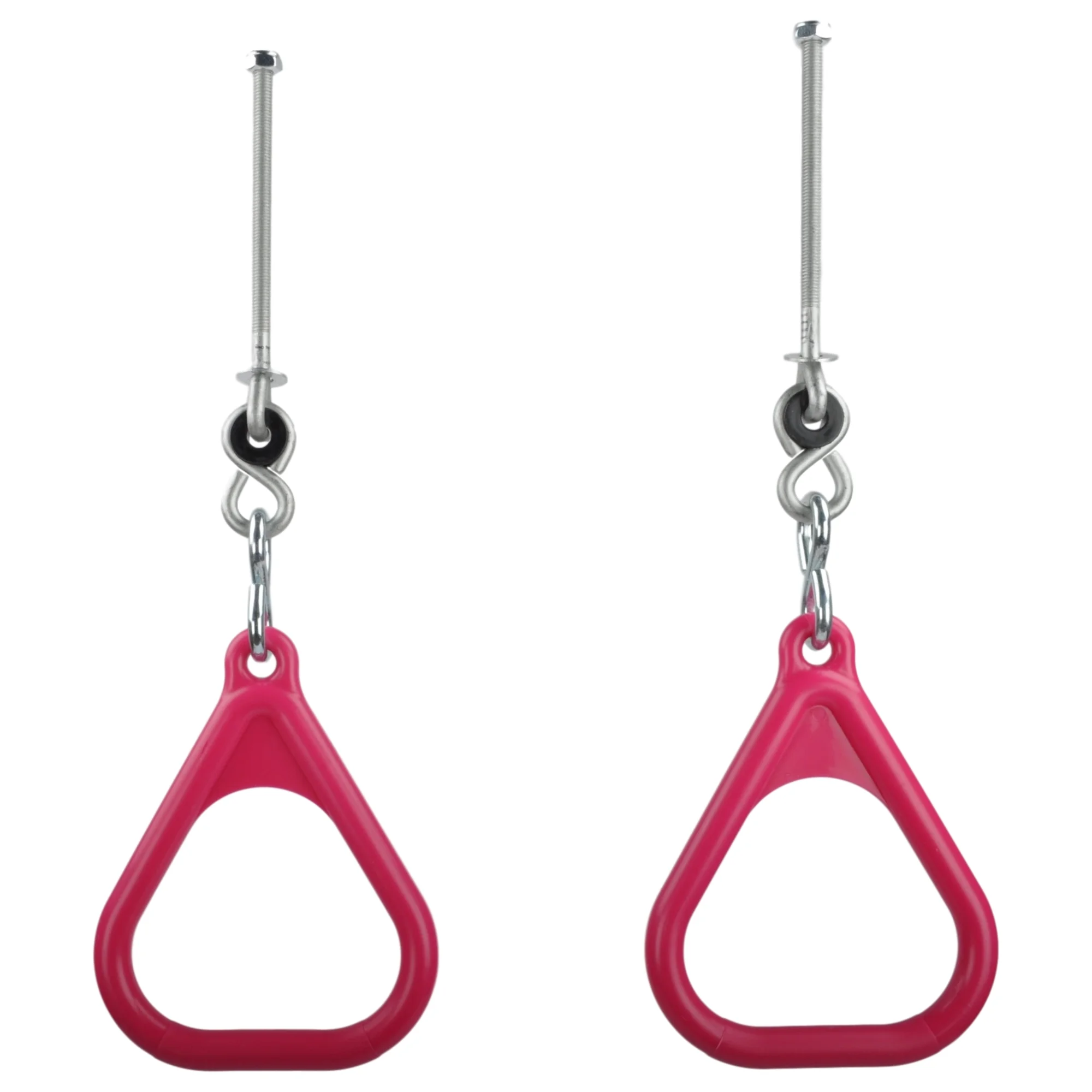 Swing Set Stuff Inc. Trapeze Rings with Swing Hangers (Pink)