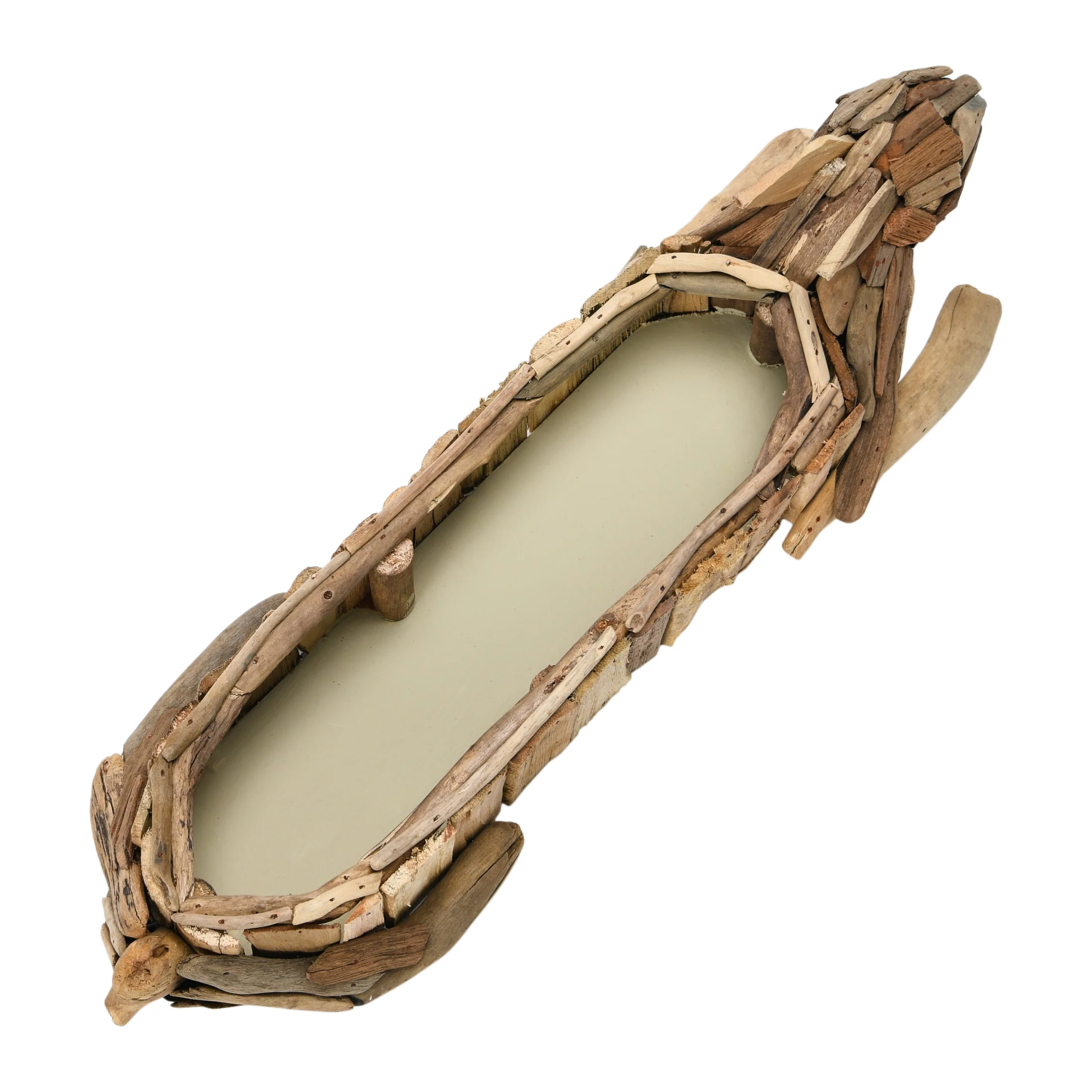 Creative Co-Op Driftwood Rabbit Planter