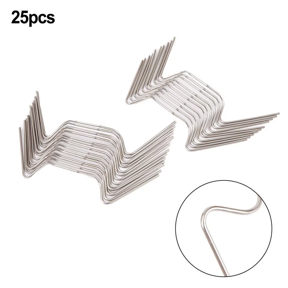 100x Greenhouse Spare Parts Glazing Glass W/Clips STAINLESS STEEL Wire Choose