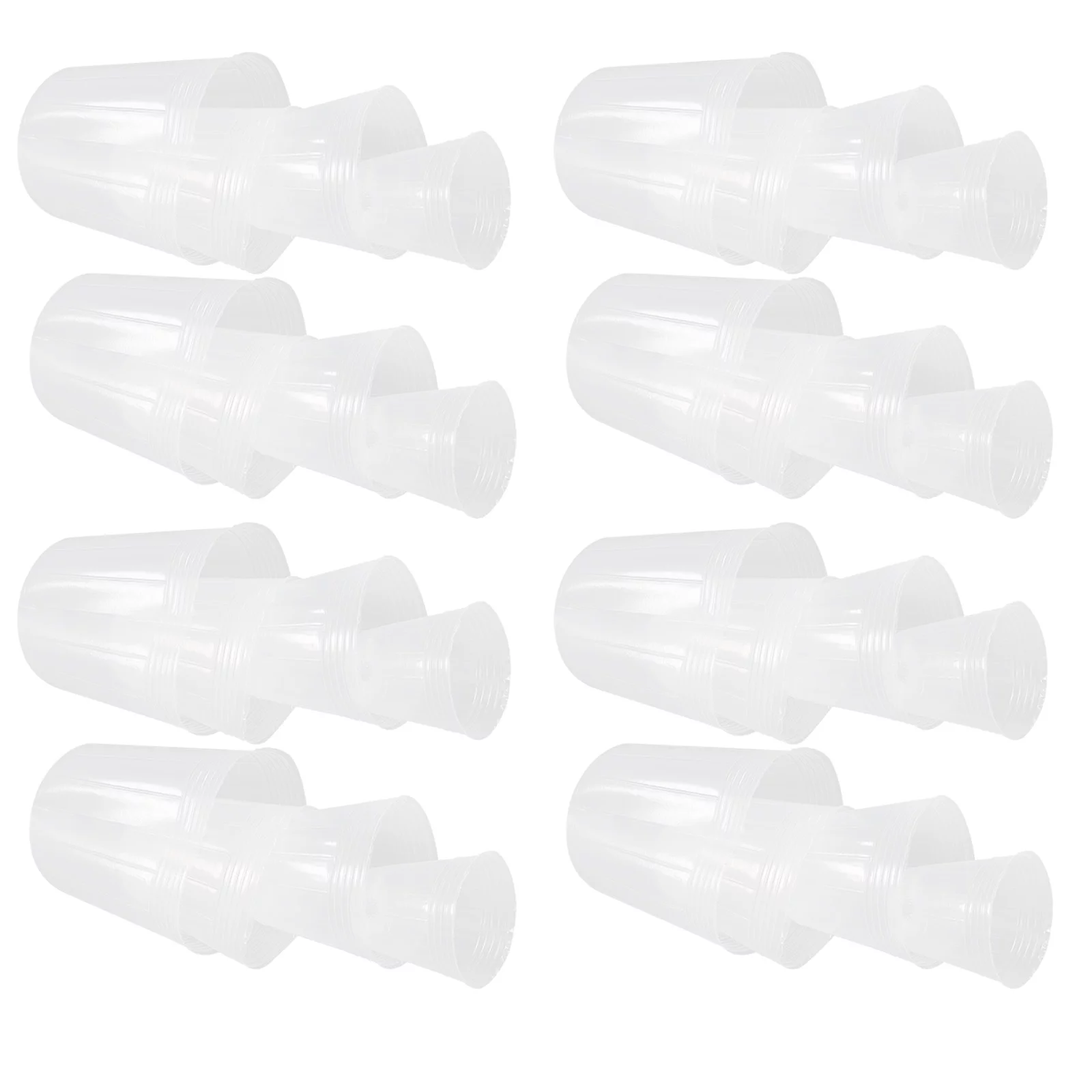 Guichaokj 36pcs Plant Nursery Pots Transparent Plastic Gardening Pot Flower Plant Container With Drainage Hole