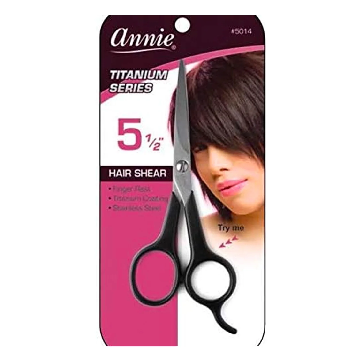 Annie Hair Shears Titanium 5.5