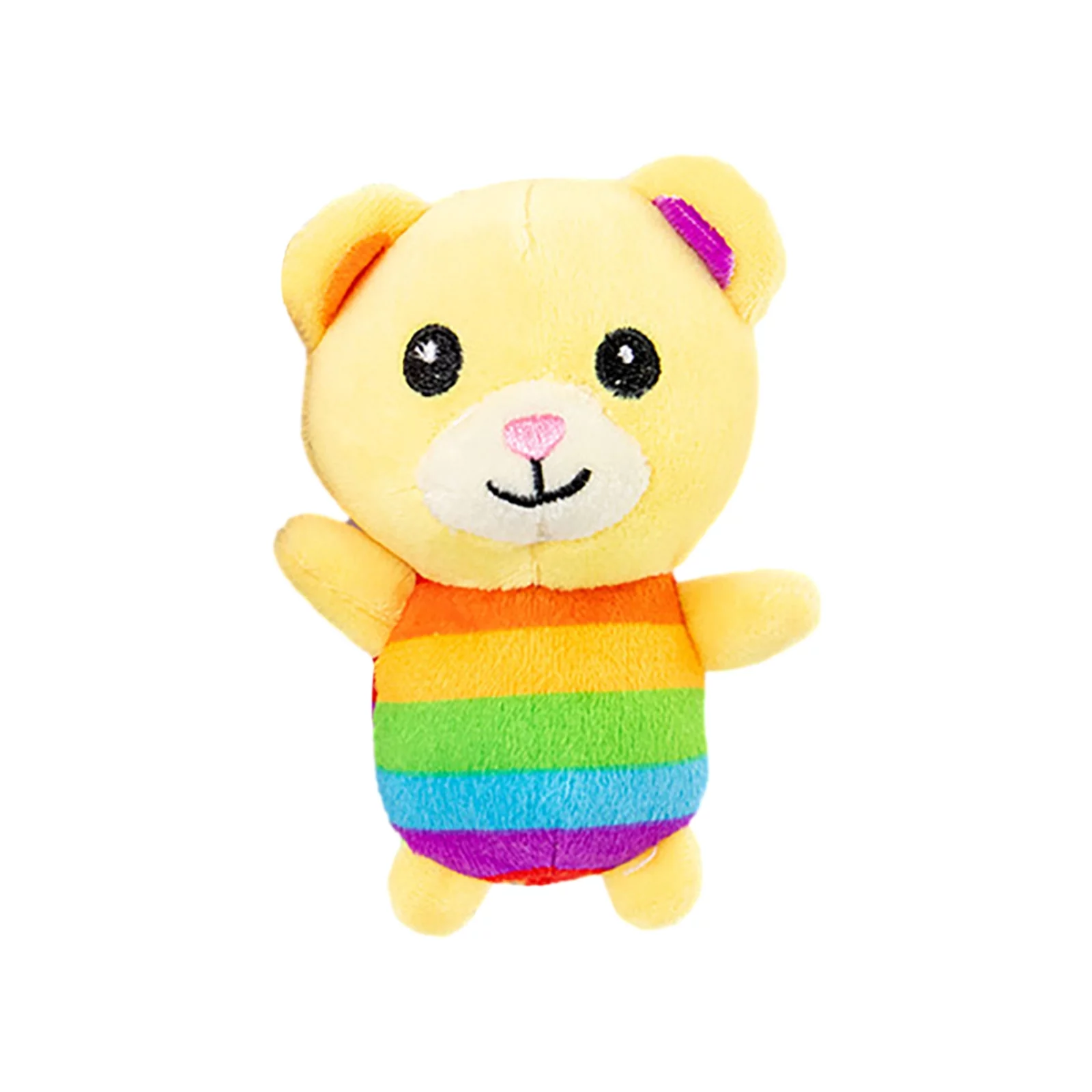 XZZjjl 4th of the July Children'S Pools Cute Bear Plush Toy Pendant Backpack Doll Doll Decoration Simple Key Chain Pendant Toy for Easter *6Pcs