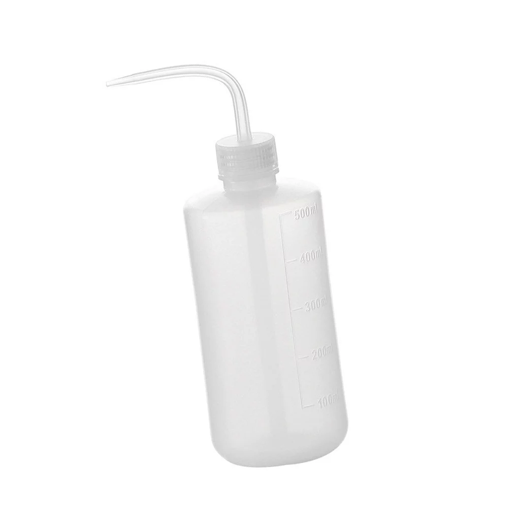 Squeeze Watering Device Plastic Flower Wash Bottle Garden Plant Irrigation Tool, 500ml