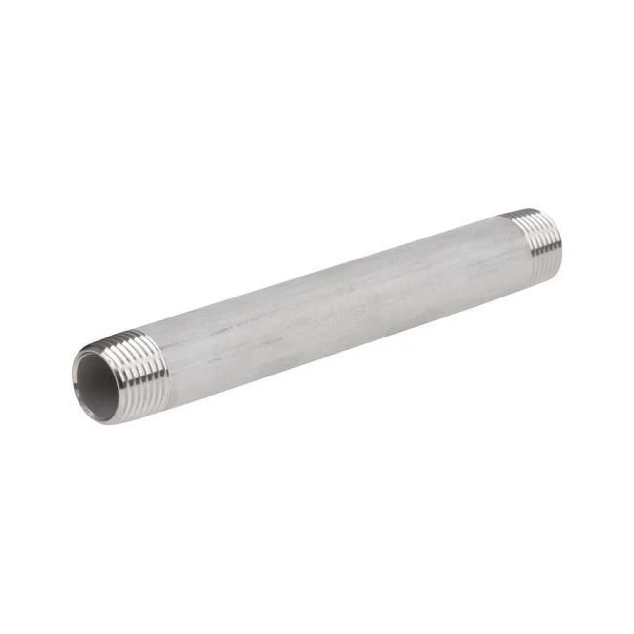 1.25 in. MPT x 1.25 in. Dia. x 3 in. MPT Stainless Steel Pipe Nipple