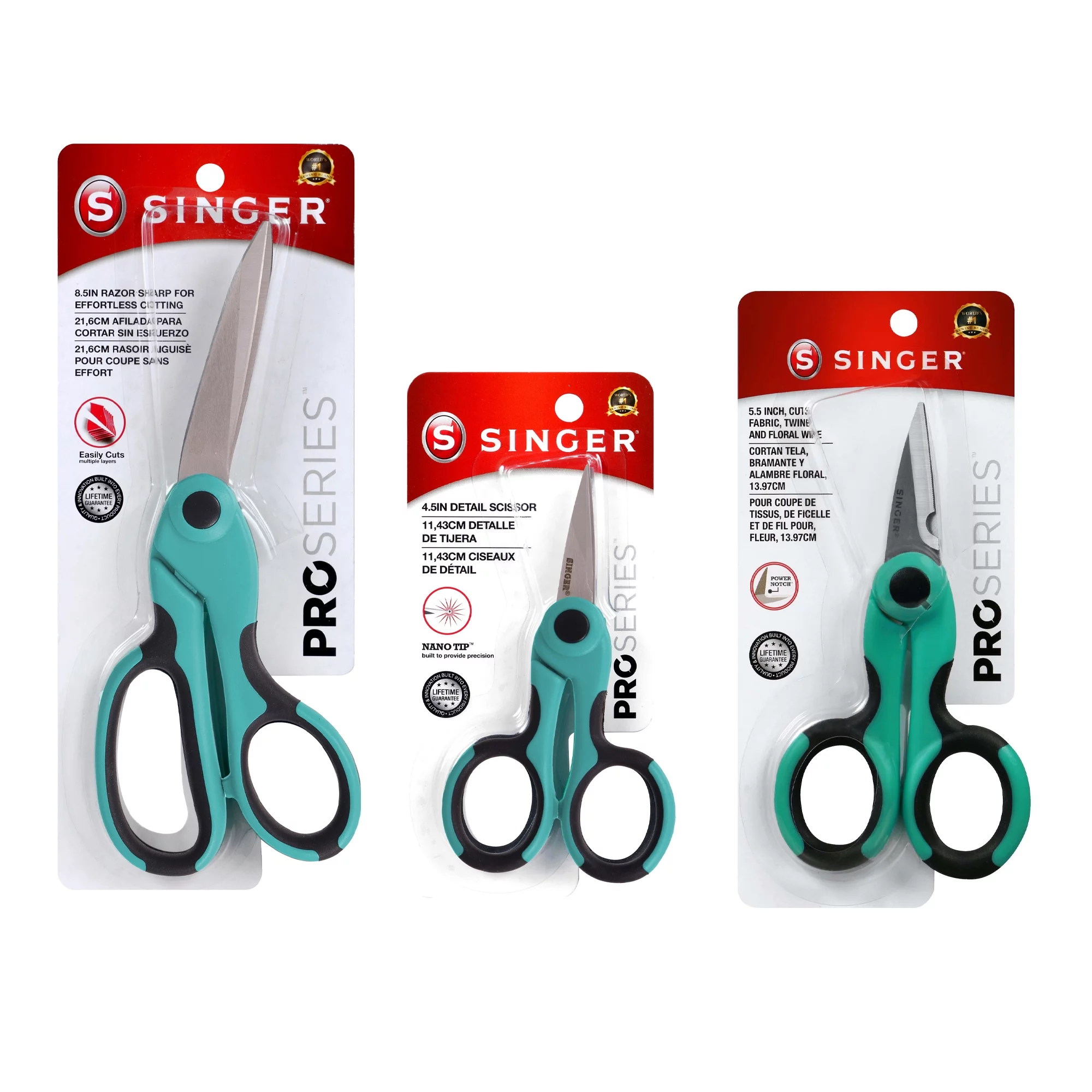 SINGER ProSeries Scissor Set, Heavy Duty Bent 8 1/2