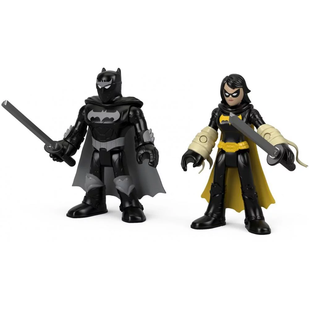 Imaginext DC Super Friends Black Bat and Ninja Batman Figure Set