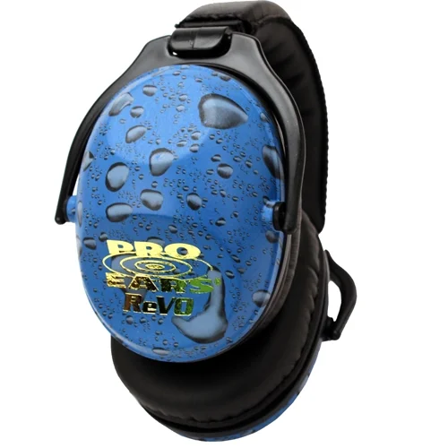 Standard Passive Hearing Protection ReVO, NRR 25, Blue Rain