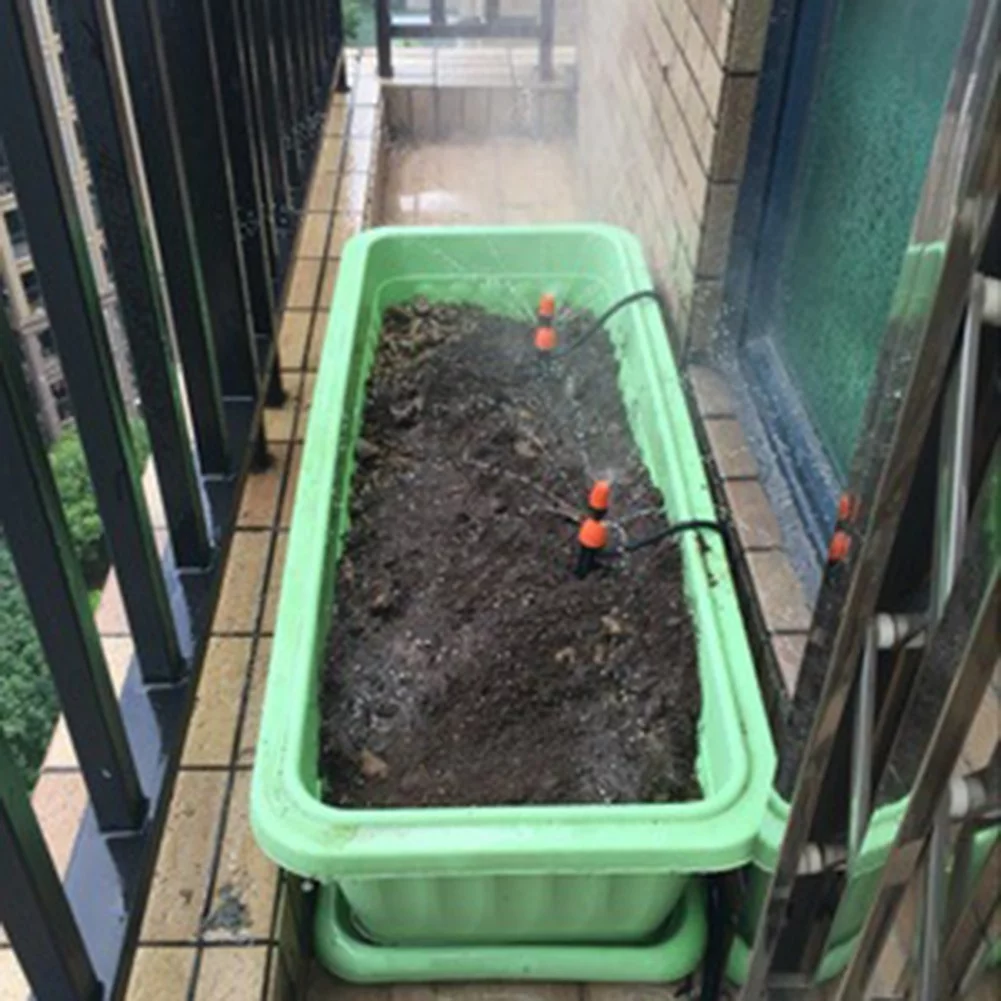 10X Auto Lawn Garden Watering Spray Misting Nozzle Sprinkler Irrigation System