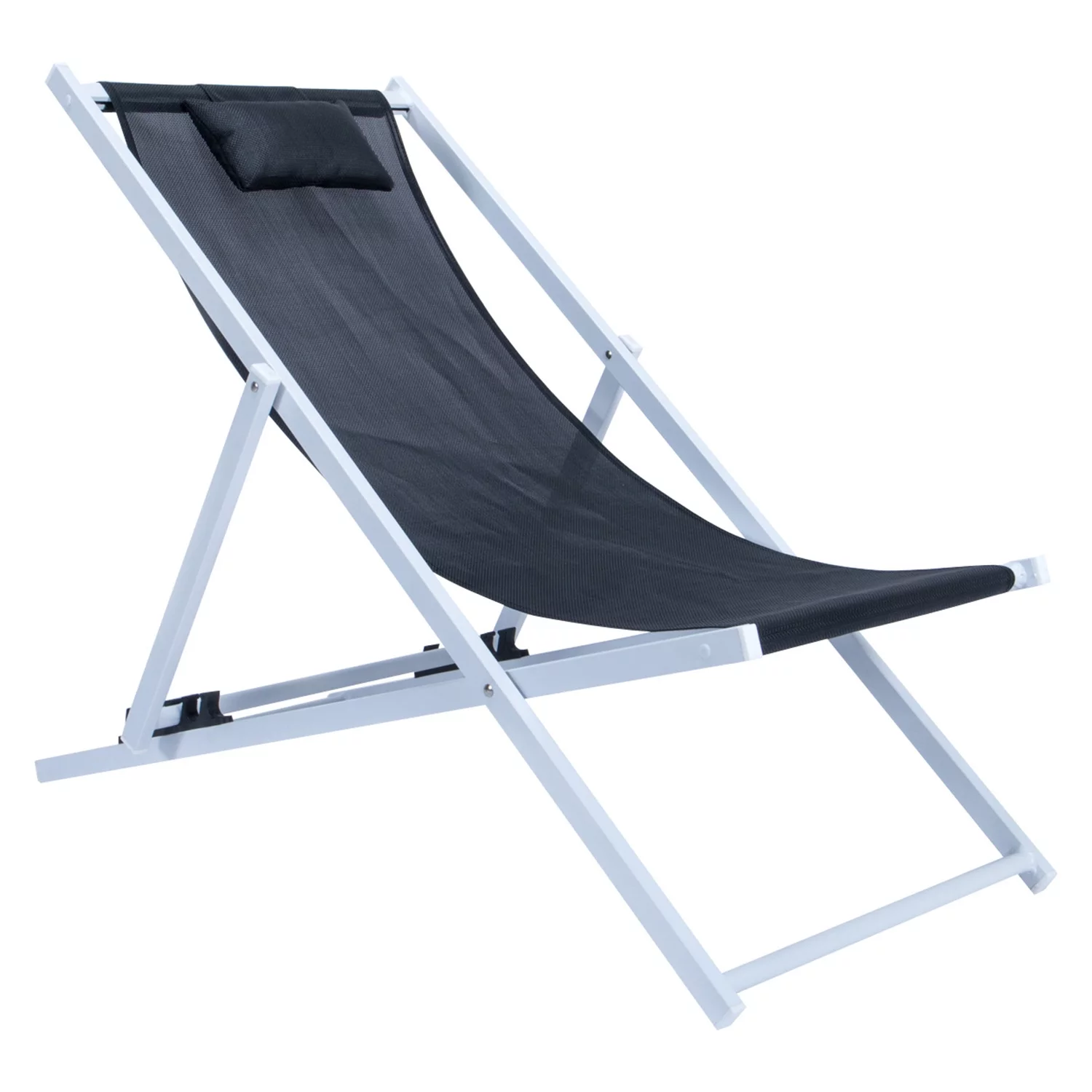HomeStock Southwestern Sanctuary Outdoor Sling Lounge Chair With Headrest