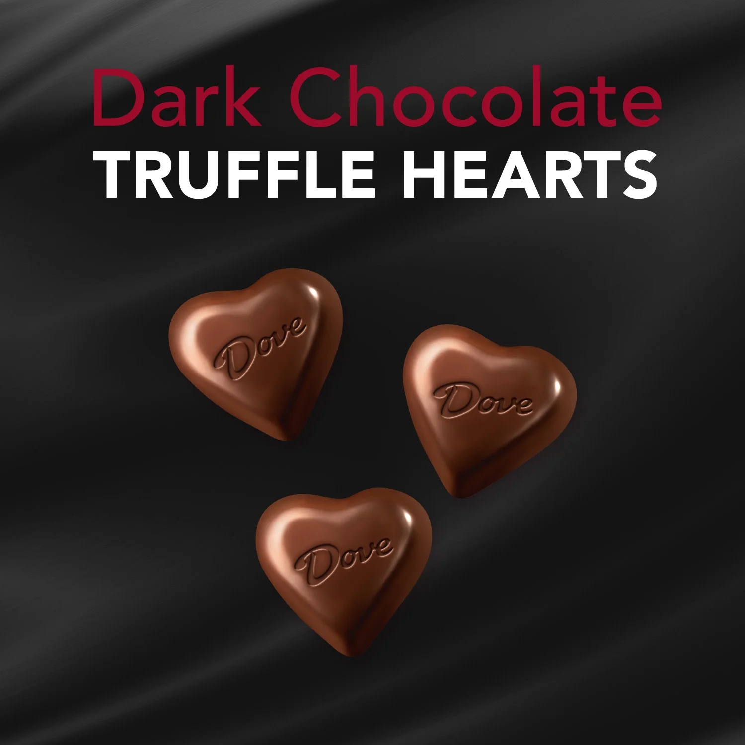 Dove Dark Chocolate Truffle Hearts Valentine's Day Candy - 5.82 Oz Heart Tin