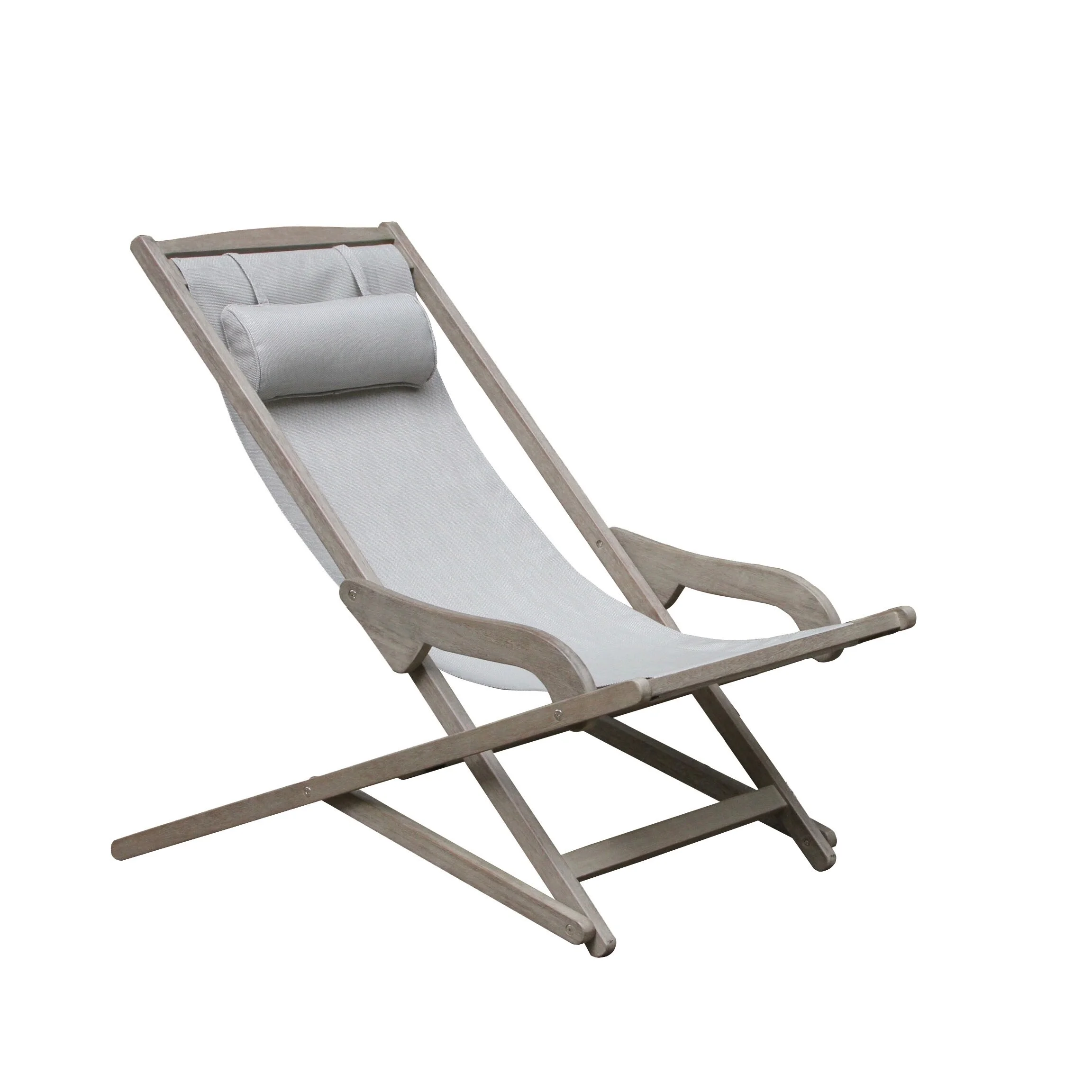 Contessa 2 pc. Grey Wash Sling Lounger Set