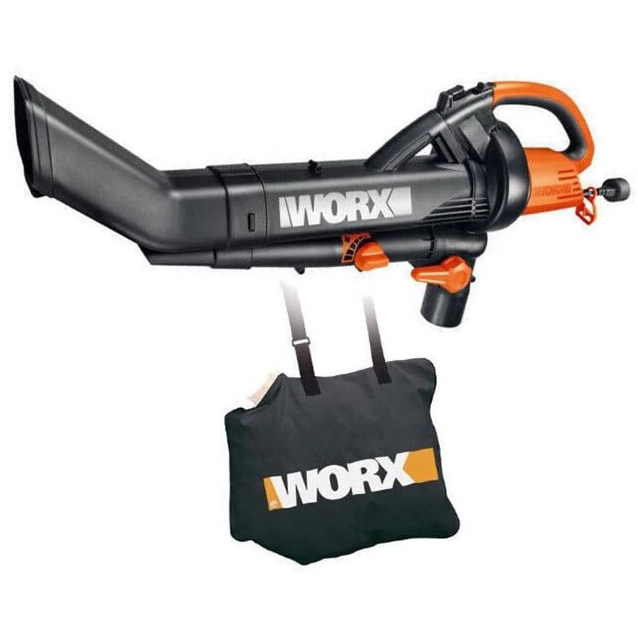 S store 0746705754120 WORX 12 Amp TRIVAC 3-in-1 Electric Leaf Blower/Mulcher/Yard Vacuum - WG512