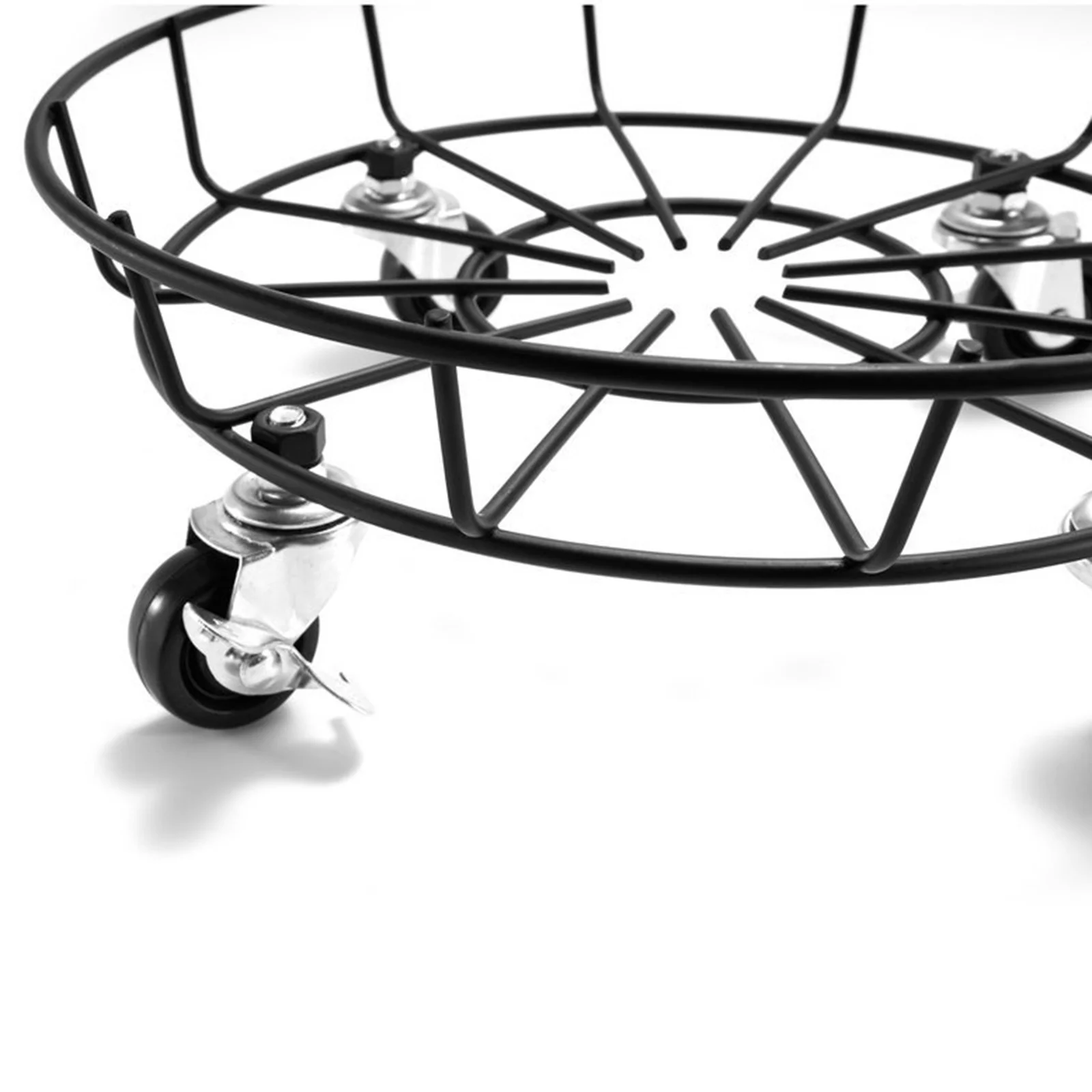 Movable Flower Stand With Wheel Round Flower Pot Base Multi Purpose Household Moving Tray Universal Wheel Flower Pot Base Utility Tool