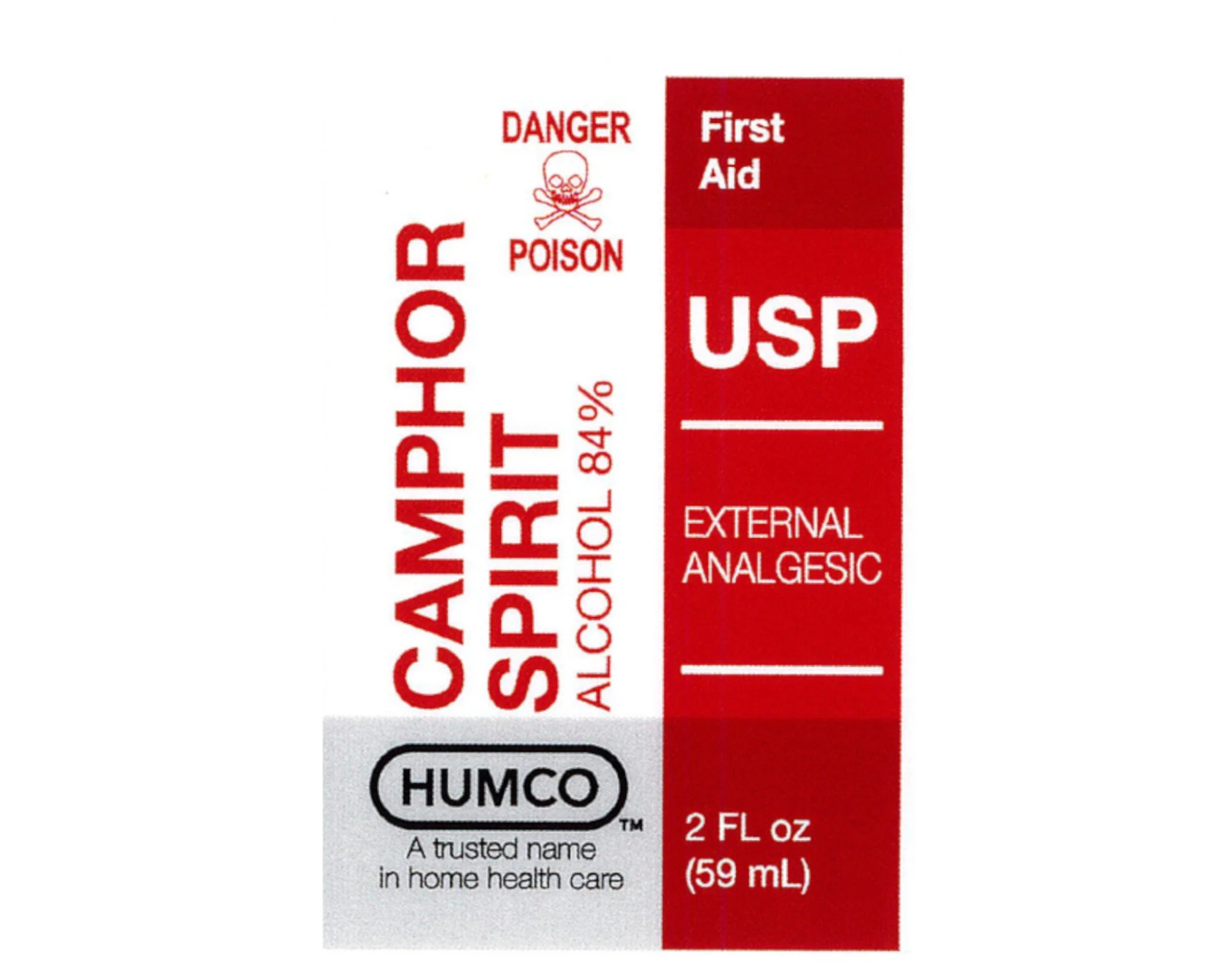 Humco Camphor Spirit, 2 Oz