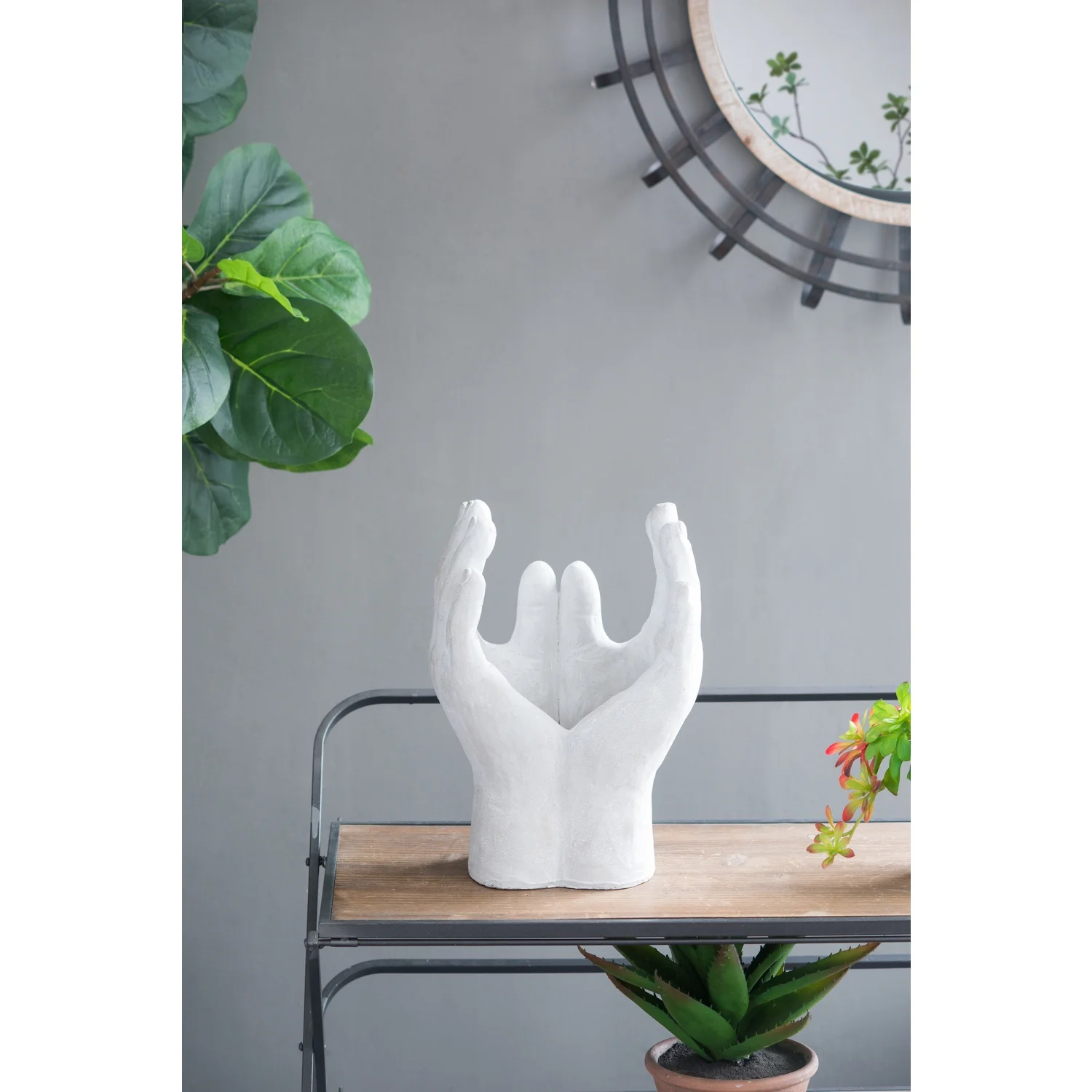 A&B Home Hand Statue Planter - 10