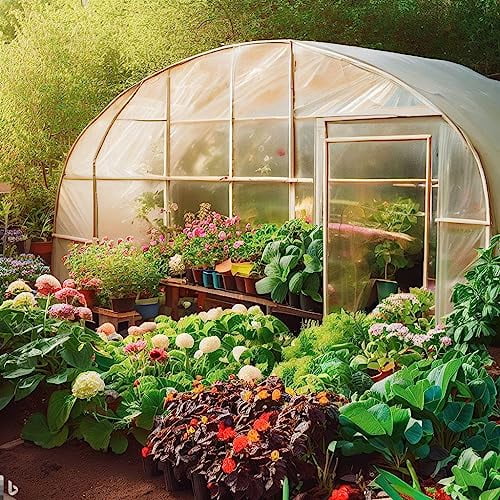 Greenhouse Plastic Film Clear Polyethylene 6 mil 4 Year UV Resistant Cover (8 ft Wide x 25 ft Long)