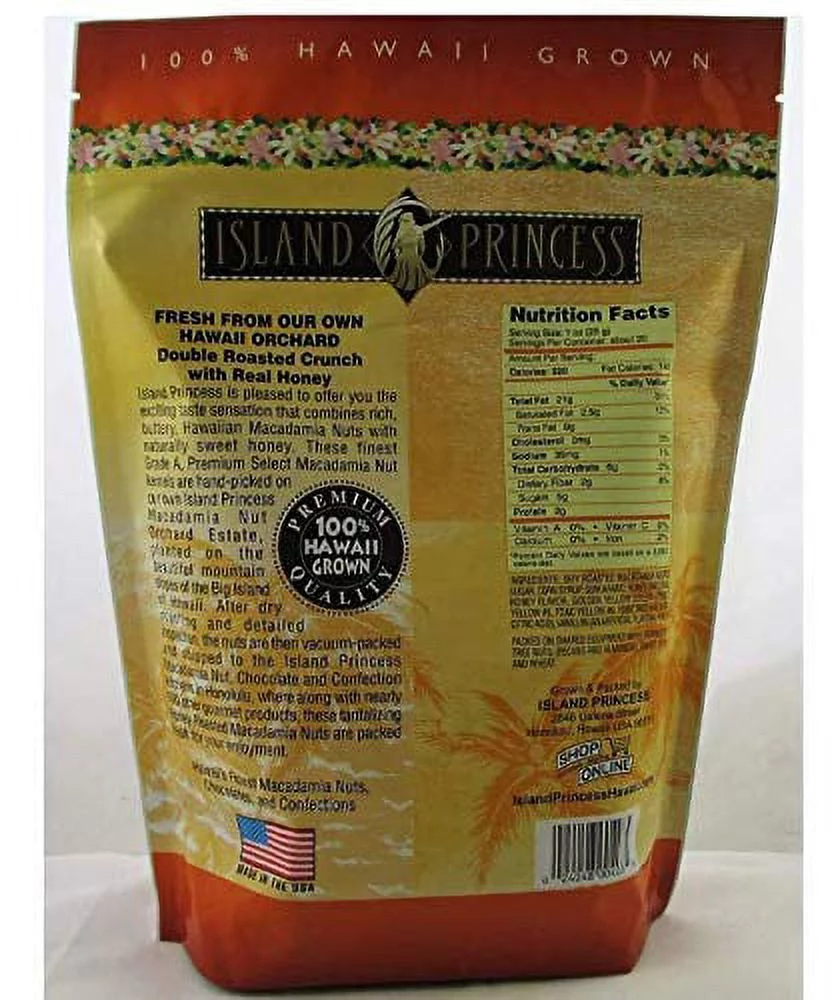 Island Princess Honey Roasted Macadamia Nuts