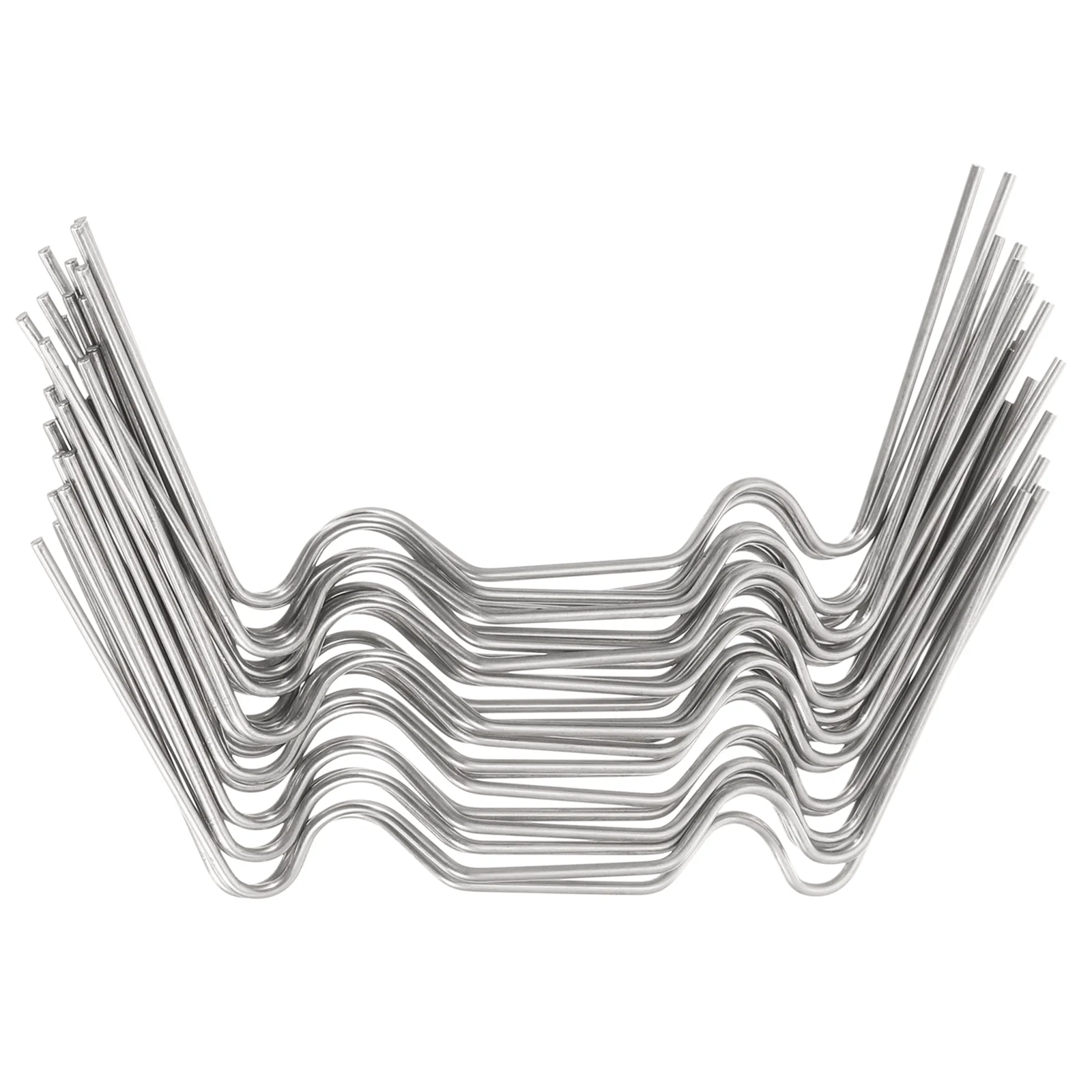 50pack Greenhouse Glazing Clips, 75mm Stainless Steel W Type Type Greenhouse Glazing Wire Clips Fixing Clips