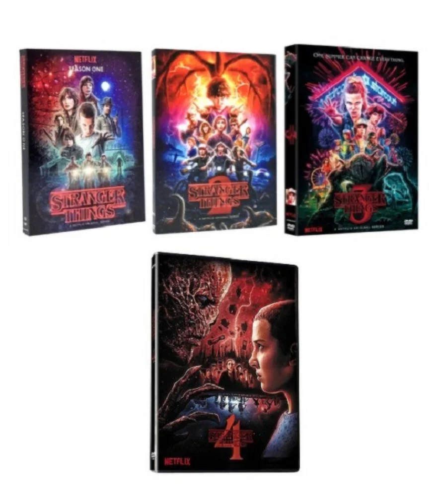 First Four 1-2-3-4 Seasons Stranger Things DVD Region_1