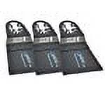 Versa Tool AB3D-D 65mm HCS Multi-Tool Saw 3 Blade Display Pack Fits Fein Multimaster, Dremel, Bosch, Craftsman, Ridgid Oscillating Tools