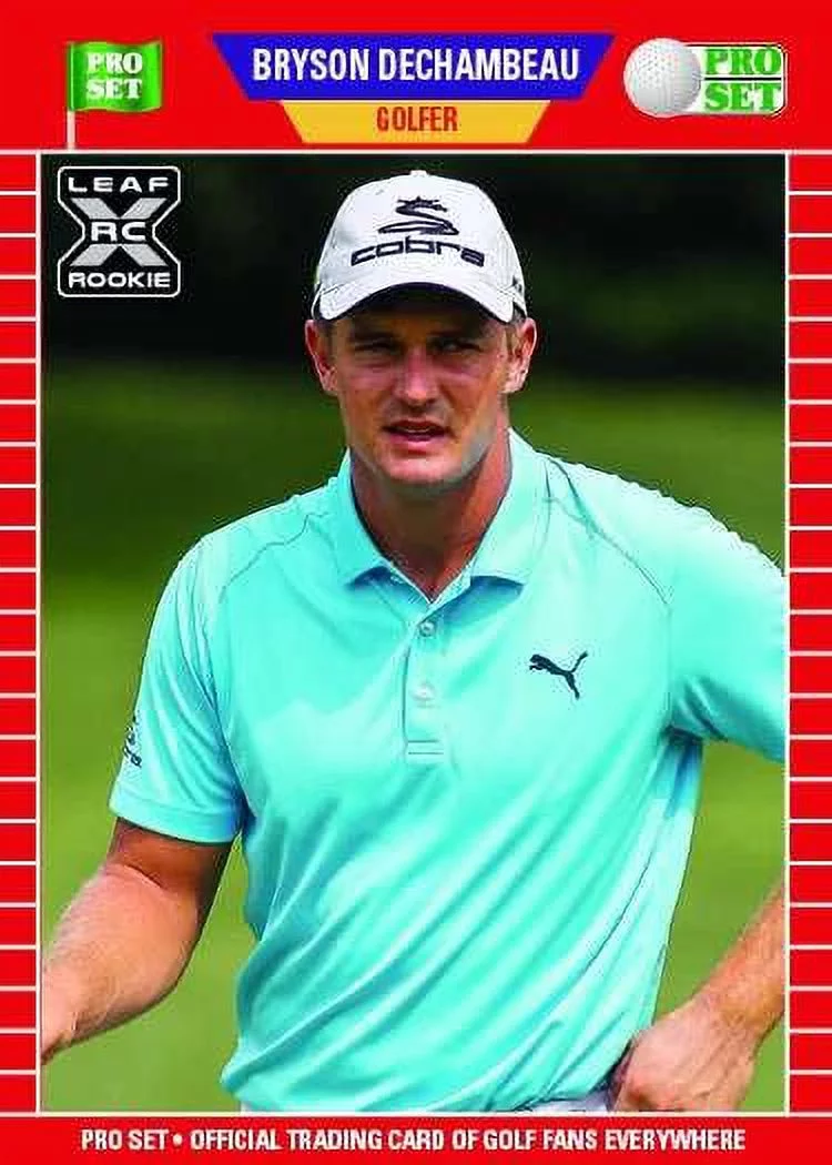 PGA 2021 Pro Set Golf Bryson Dechambeau Trading Card (XRC Rookie Card)