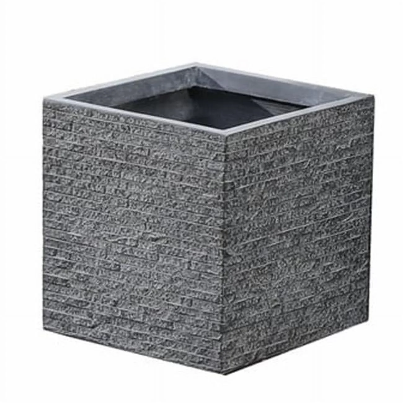 Luxen Home Stone Finish Square Planter (Medium)
