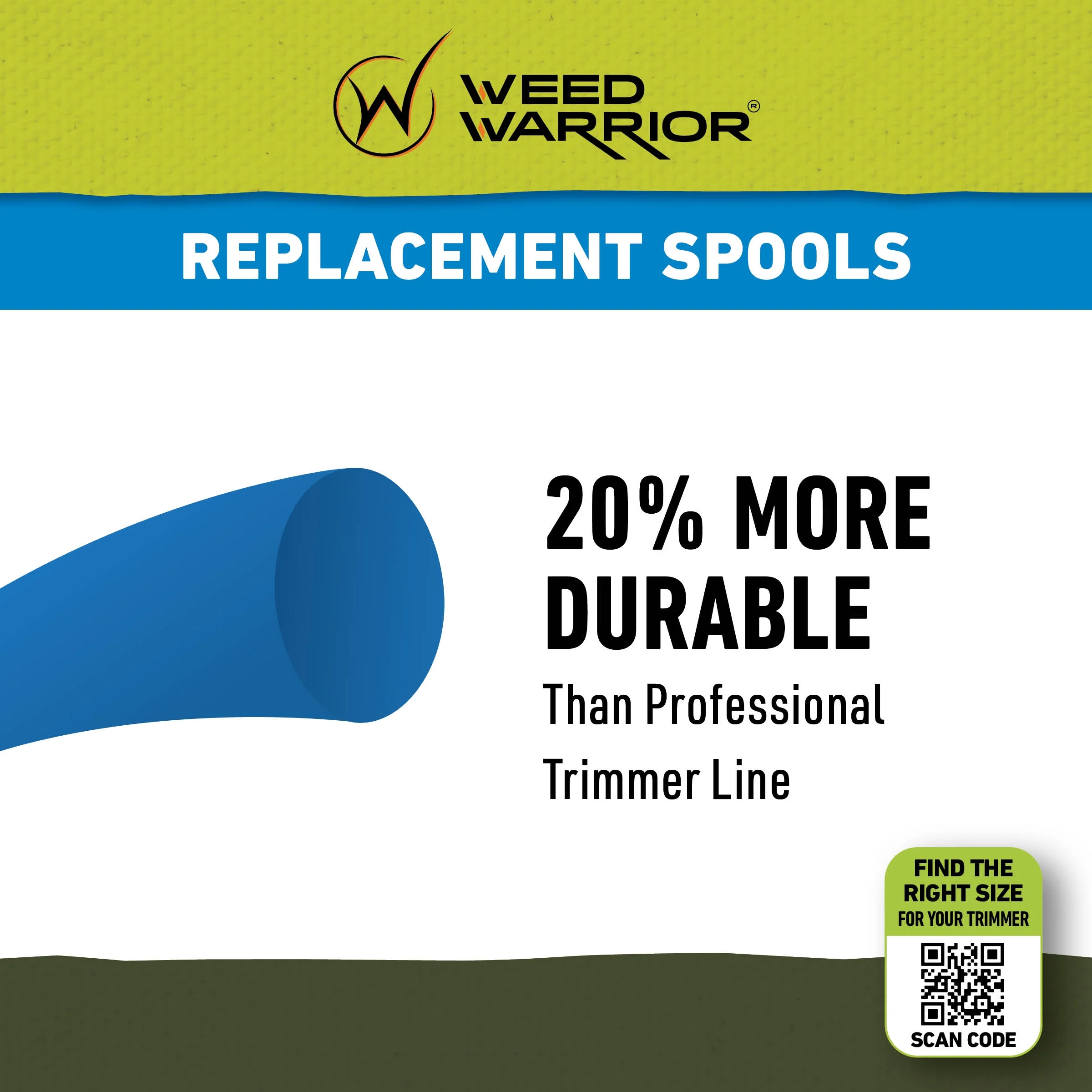 Weed Warrior .065 in. Trimmer Line Spool - 3 Pack