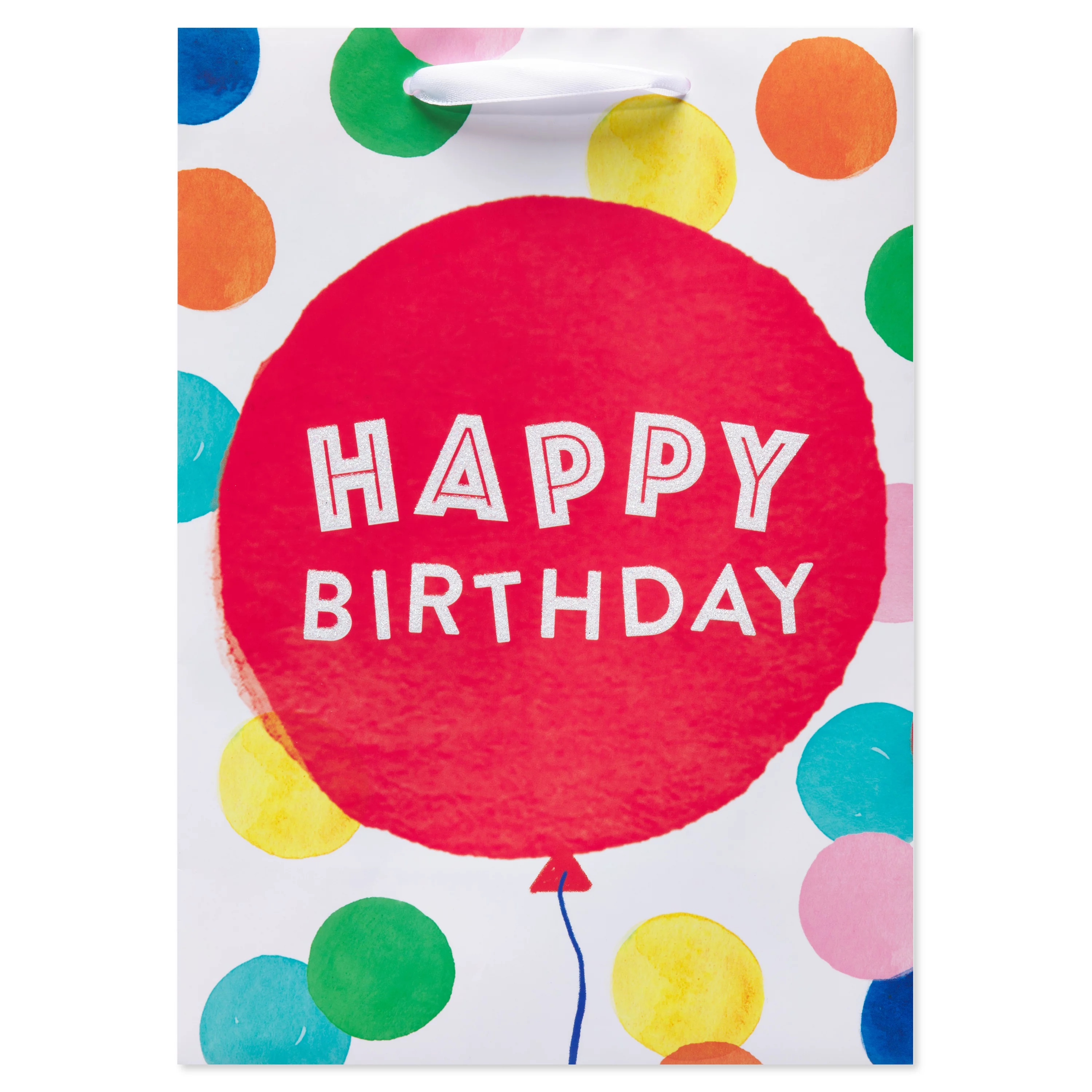 American Greetings Medium Gift Bag, Happy Birthday Balloon, 7.09 in. x 3.9 in. x 10.03 in. (1-Count)