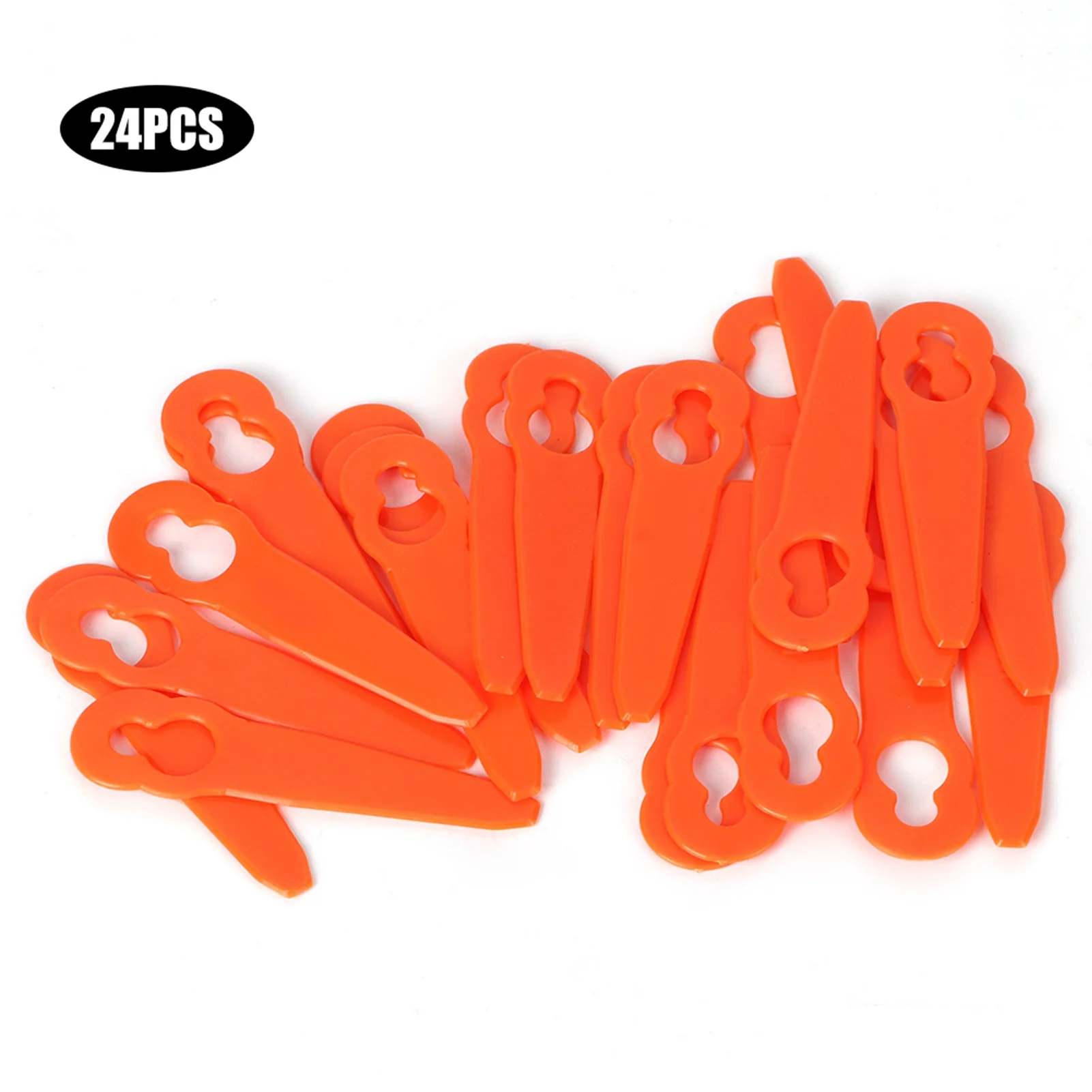 ZPSHYD Lawn Mower Cutter Blade, 24Pcs Lawn Mower Trimmer Plastic Cutter Blade Replacement Parts Compatible with Stihl Polycut 2-2